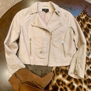 Cream H&M faux leather jacket